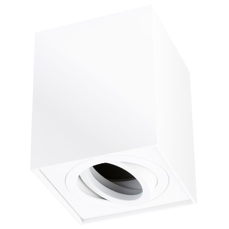 Oprawa Natynkowa Lumiled Halogenowa Spot Tuba Ruchoma GU10 Kwadratowa Biała 115mm 1 szt.