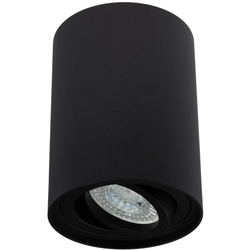 Oprawa Natynkowa Lumiled Halogenowa Spot Tuba Ruchoma GU10 Okrągła Czarna 115mm 1 szt.