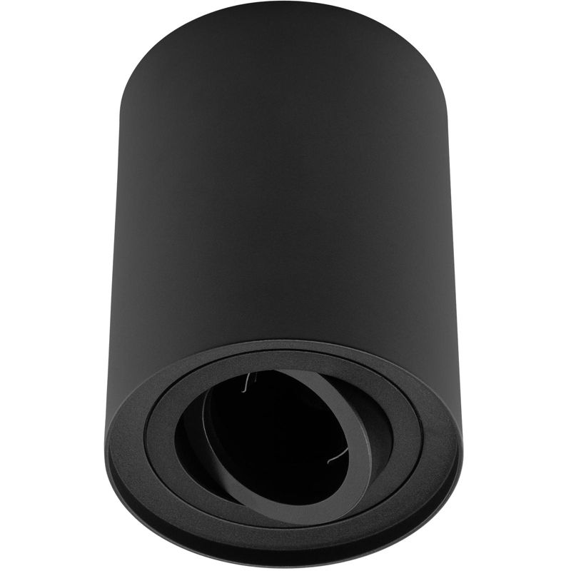 Oprawa Natynkowa Lumiled Halogenowa Spot Tuba Ruchoma GU10 Okrągła Czarna 125mm 1 szt.