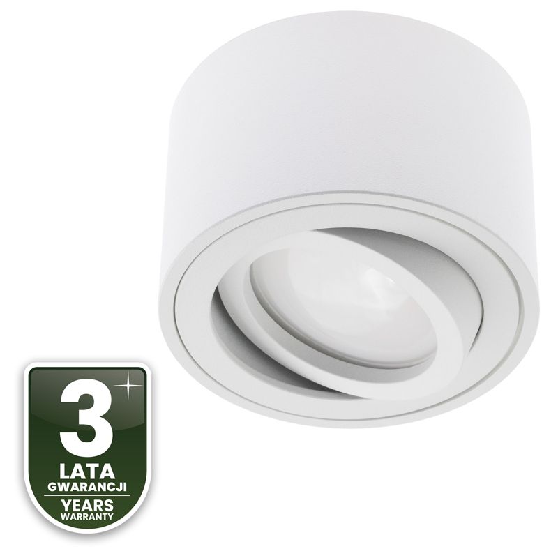Oprawa Natynkowa Lumiled Halogenowa Spot Tuba Ruchoma Okrągła Biała 50mm 1 szt.