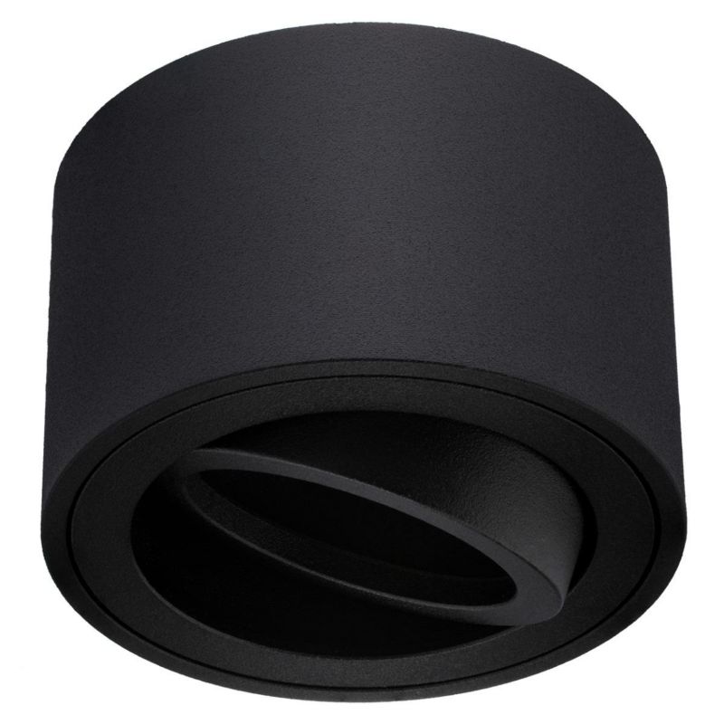 Oprawa Natynkowa Lumiled Halogenowa Spot Tuba Ruchoma Okrągła Czarna 50mm 1 szt.