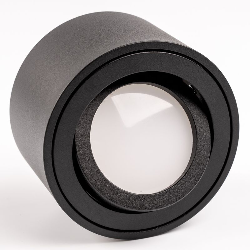 Oprawa Natynkowa Lumiled Halogenowa Spot Tuba Ruchoma Okrągła Czarna 50mm 1 szt.
