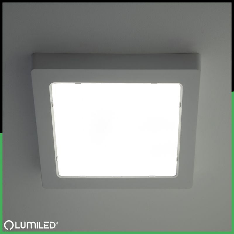 Oprawa Natynkowa Lumiled Lampa LED Sufitowa 12W Kwadrat 4000K Biała 1 szt.