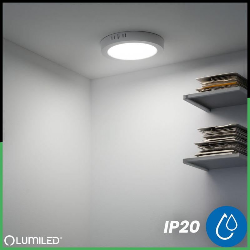Oprawa Natynkowa Lumiled Lampa LED Sufitowa 12W Okrągła 4000K Biała 1 szt.