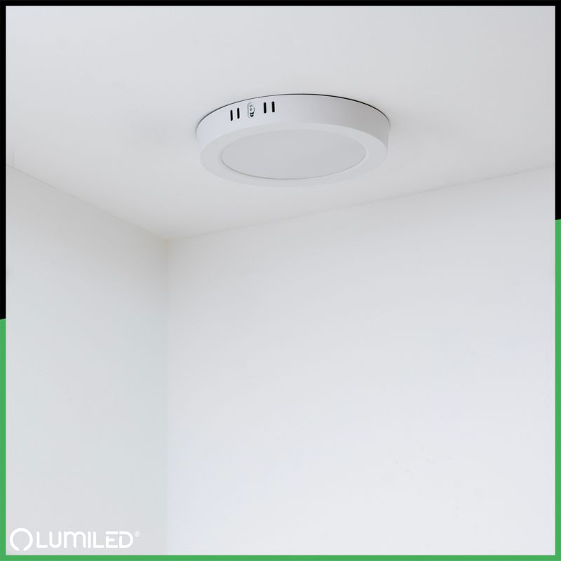 Oprawa Natynkowa Lumiled Lampa LED Sufitowa 12W Okrągła 4000K Biała 1 szt.