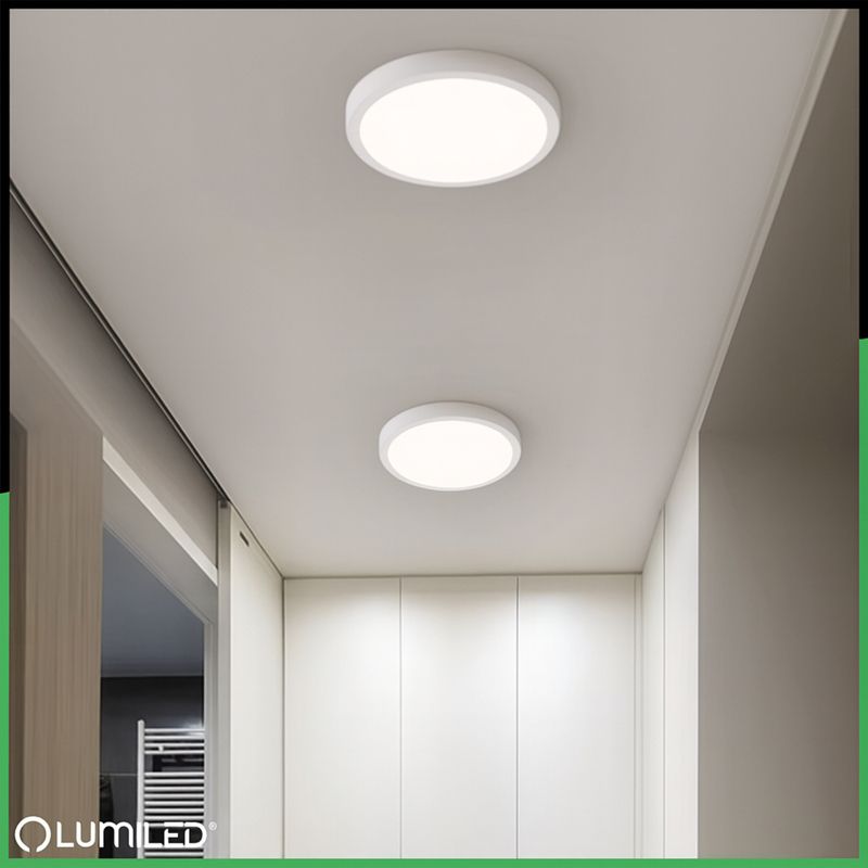 Oprawa Natynkowa Lumiled Lampa LED Sufitowa 18W Okrągła 4000K Biała 1 szt.