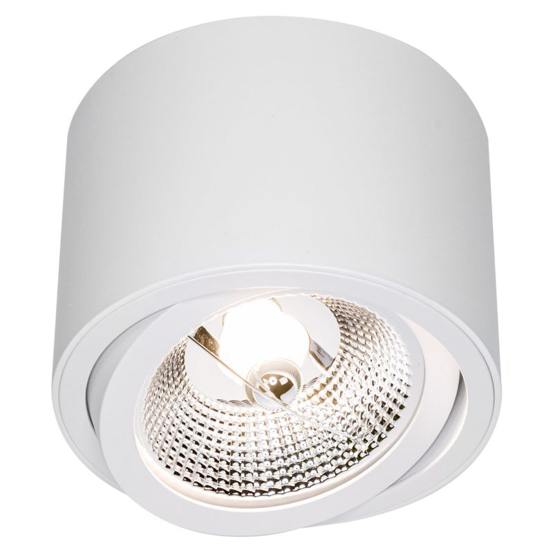 Oprawa natynkowa MasterLED AR111 GU10 okrągła lampa 139x100 biała ruchoma sufitowa 1 szt.