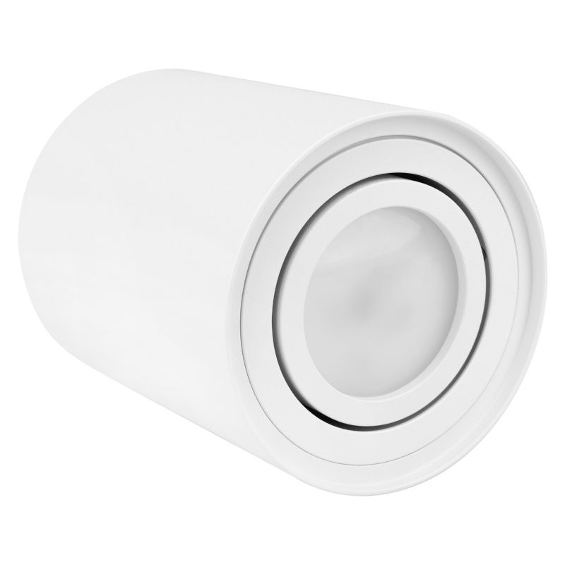 Oprawa natynkowa MasterLED GU10 okrągła lampa ruchoma 85x115 mm IP20 biała 1 szt.