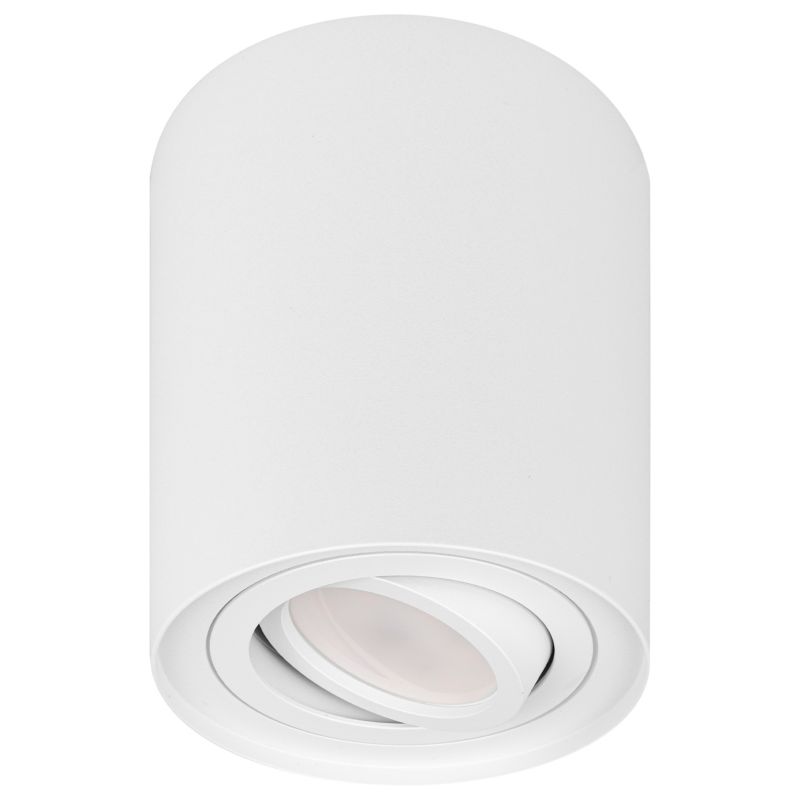 Oprawa natynkowa sufitowa  MasterLED GU10 okrągła lampa ruchoma 96x125 mm IP20 biała 1 szt.