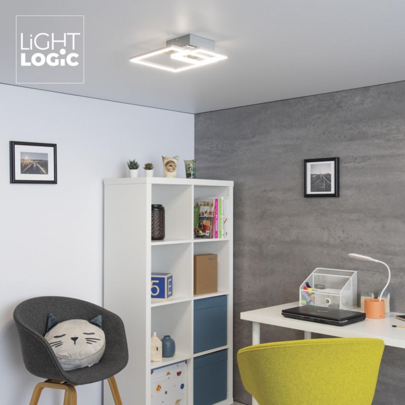 Oprawa oświetleniowa LED LightLogic LL DIJON S-LEDSTEPDIM 66282  plafon ściemniacz 1200lm 1 szt.