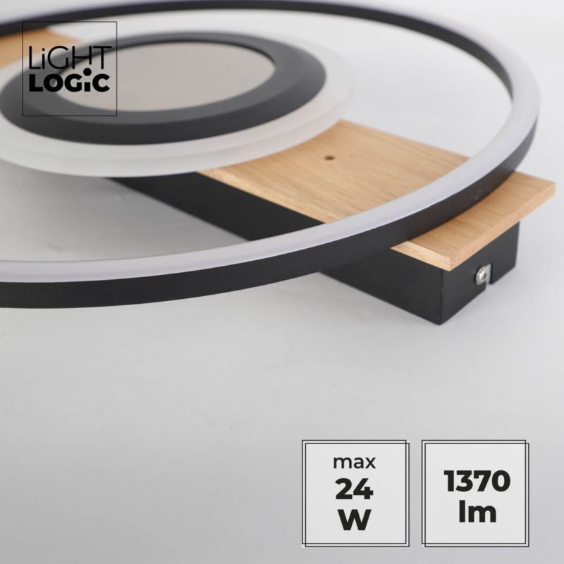 Oprawa oświetleniowa LED LIGHTLOGIC LL PARLIC LED 66569 plafon efekt głębi 24 W 1 szt.
