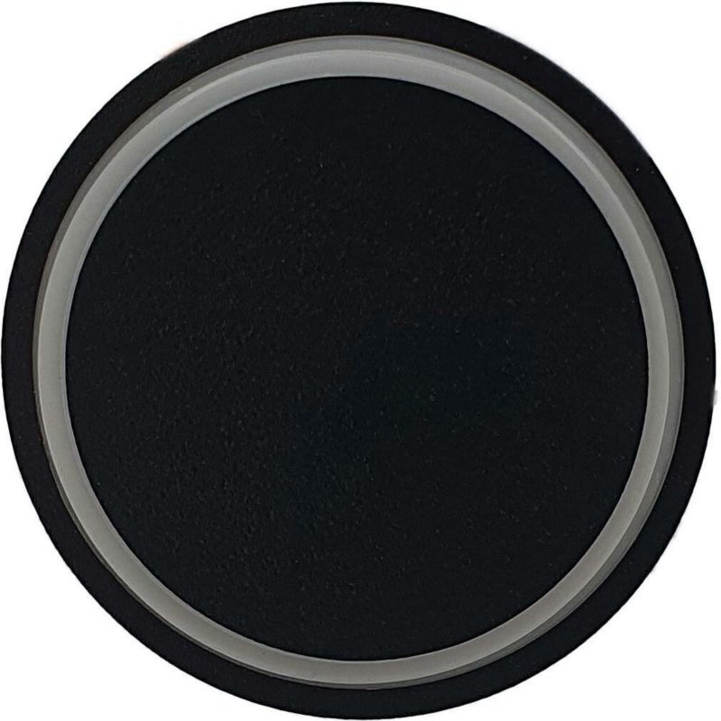 Oprawa oświetleniowa schodowa IdeaLED Rectus czarna LED 3W 4000K 200lm  IP20 wym: 0,7 x 7,5 x 7,5 cm okrągła - 1 szt.