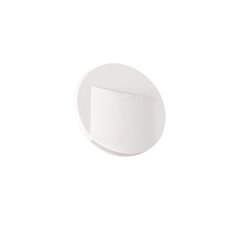 Oprawa oświetleniowa schodowa Kanlux Erinus biała LED 0.8W 3000K 15lm  IP20 wym: 7,5 x 1,6 cm okrągła - 1 szt.