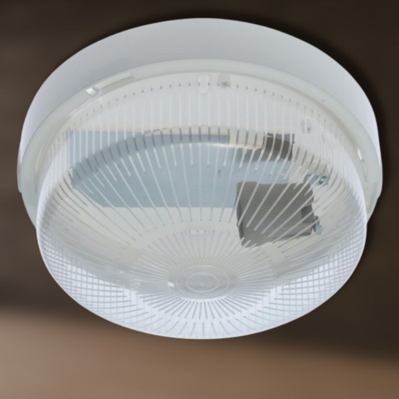 Oprawa plafonowa Pawbol RITA E27 18W IP44 IK10 biała 1 szt.