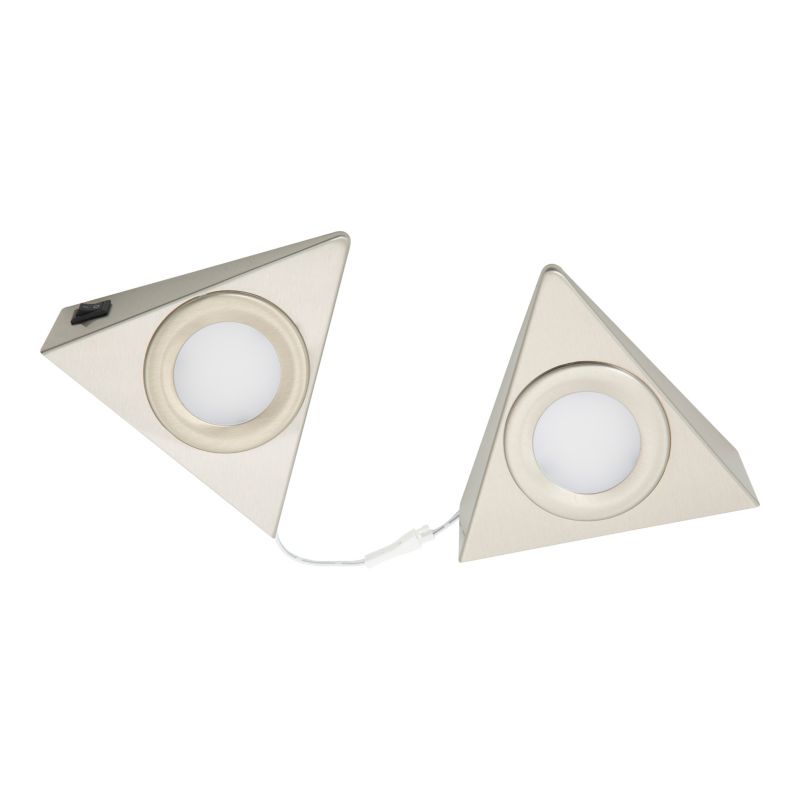 Oprawa podszafkowa LED GoodHome Chardin chrom 3 szt.