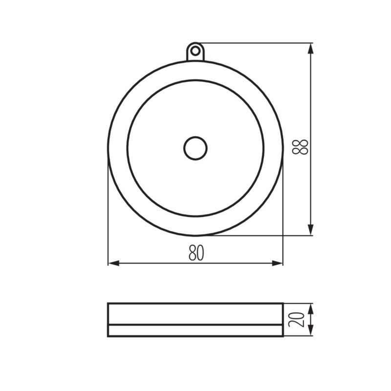 Oprawa podszafkowa LED LightLogic LL URUM NL 66256 okrągła czujnik ...