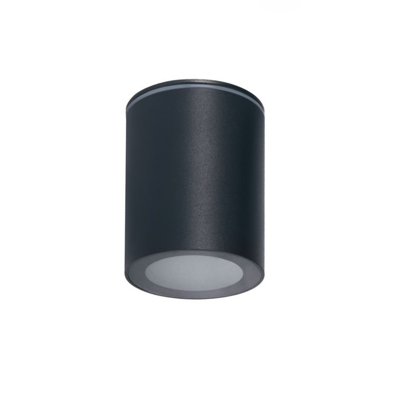 Oprawa sufitowa Kanlux Aqilo grafitowy hermetyczny 1 x GU10 x 7W IP65 wym: 9 x 7 x 7 cm - 1 szt.