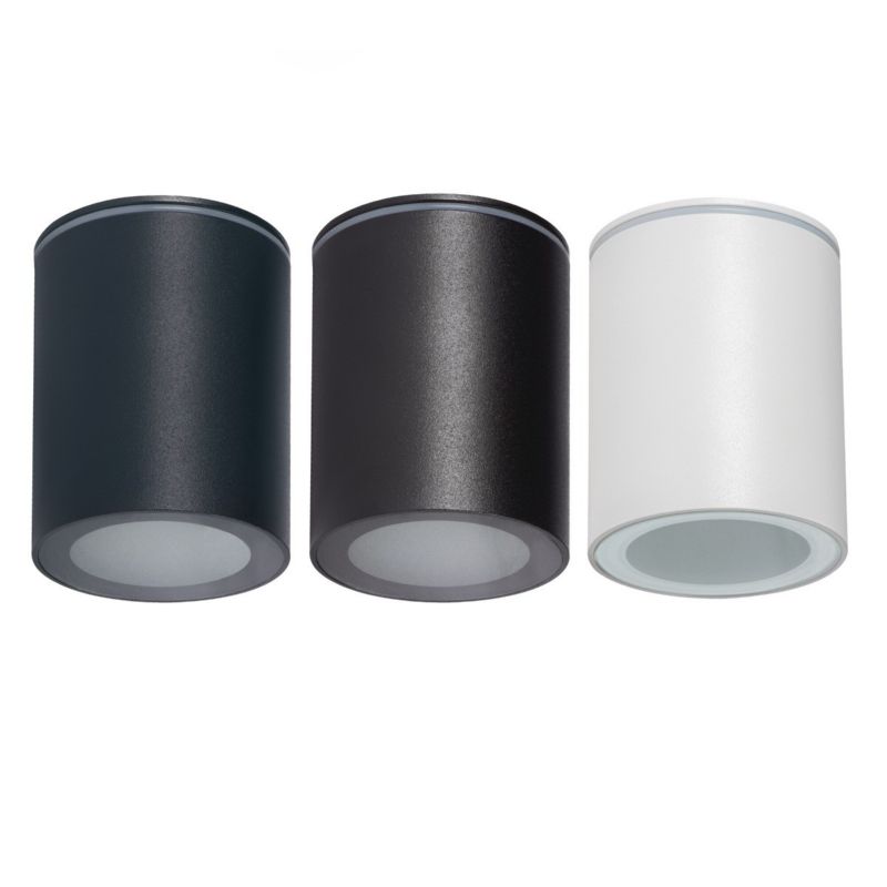 Oprawa sufitowa Kanlux Aqilo grafitowy hermetyczny 1 x GU10 x 7W IP65 wym: 9 x 7 x 7 cm - 1 szt.