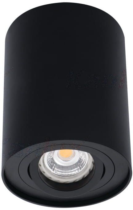 Oprawa sufitowa Kanlux Bord czarny  1 x GU10 x 25W IP20 wym: 9,5 x 9,5 cm - 1 szt.