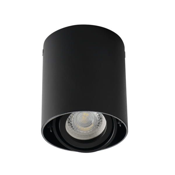 Oprawa sufitowa Kanlux Toleo  czarny  1 x GU10 x 25W IP20 wym: 9 x 9 cm - 1 szt.