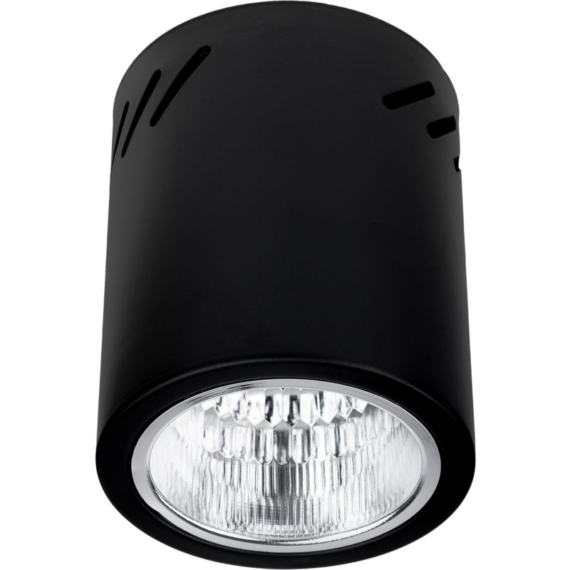 Oprawa Sufitowa Lumiled Natynkowa Stała Okrągła 13 Spot Tuba Czarna E27 1 szt.