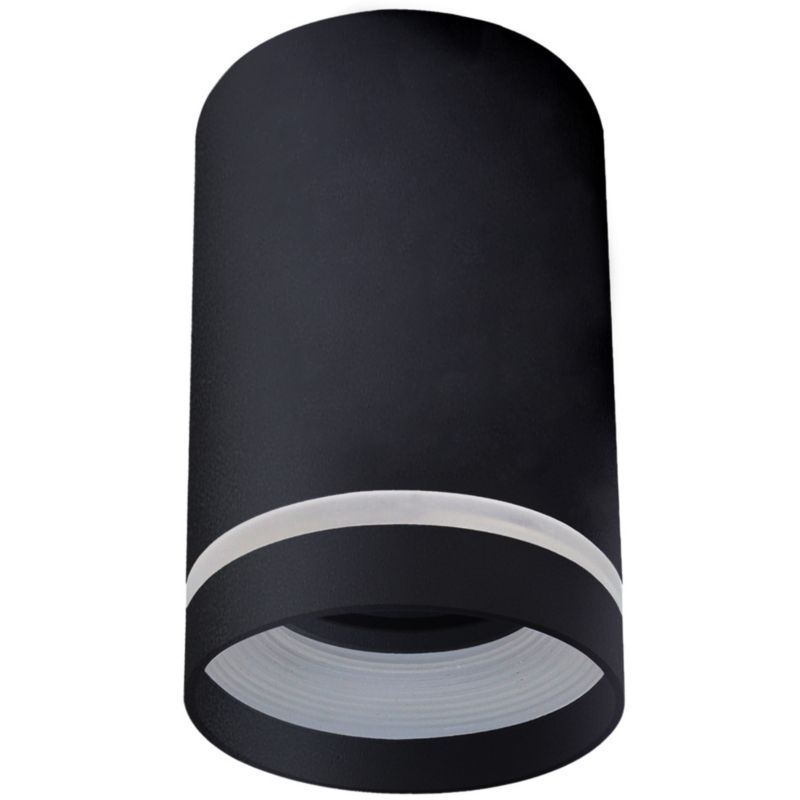 Oprawa sufitowa Polux Fabri  czarny  1 x GU10 x 10W IP20 wym: 11 x 7 cm - 1 szt.