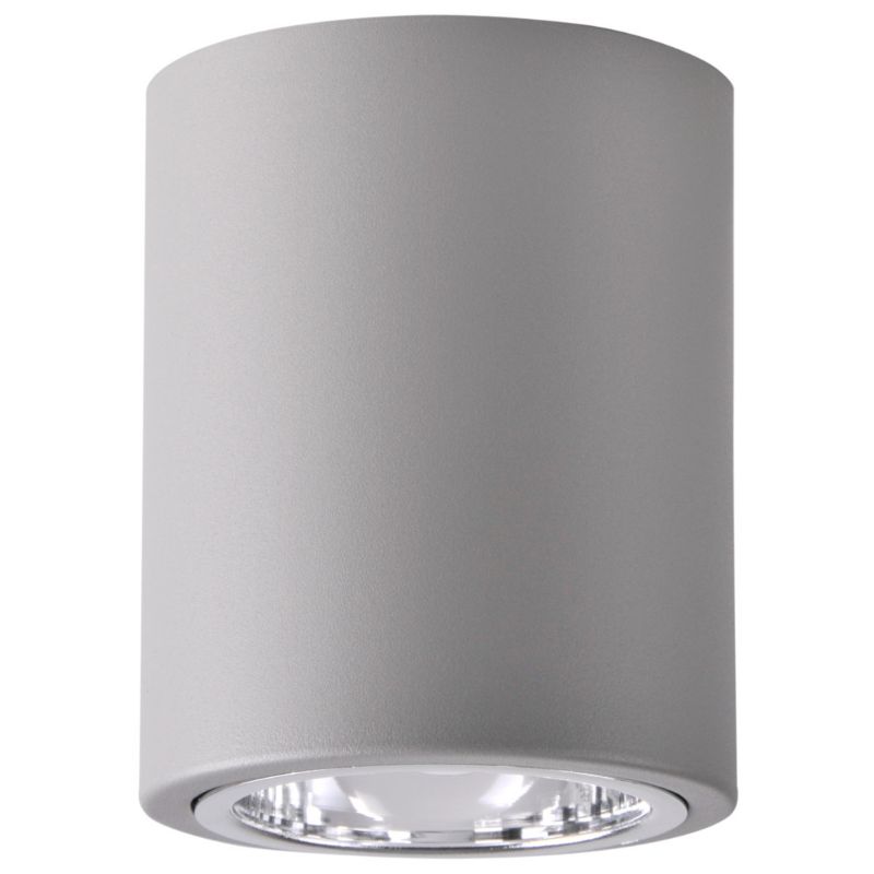 Oprawa sufitowa Polux Jupiter  szary  1 x E27 x 20W IP20 wym: 12 x 9,8 cm - 1 szt.