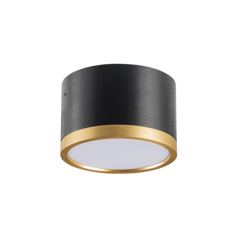 Oprawa sufitowa Polux Mirella czarno-złoty  1 x GX53 x 6W IP20 wym: 5,4 x 8,3 x 8,3 cm - 1 szt.