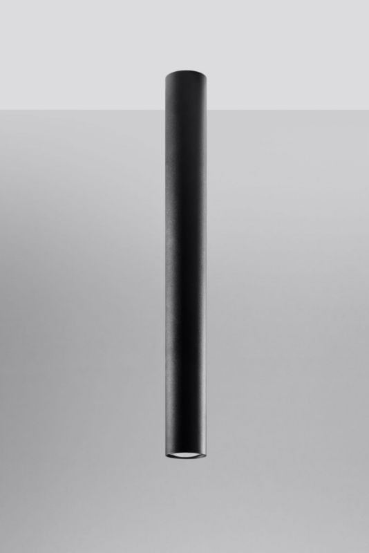 Oprawa sufitowa Sollux Lighting Lagos  czarny  1 x GU10 x 40W IP20 wym: 6 x 6 cm - 1 szt.