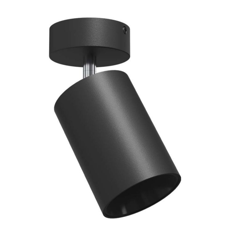 Oprawa sufitowa spot Brosline Point czarny  1 x GU10 x 10W IP20 wym: 19 x 8 x 8 cm - 1 szt.
