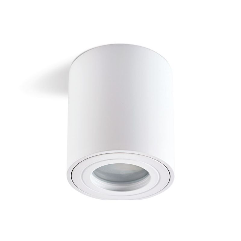 Kobi Aquarius Kulaté bílé stropní bodové svítidlo do koupelny 1 x GU10 x 35W IP44 rozměry: 9,5 x 8 x 8 cm - 1 ks.