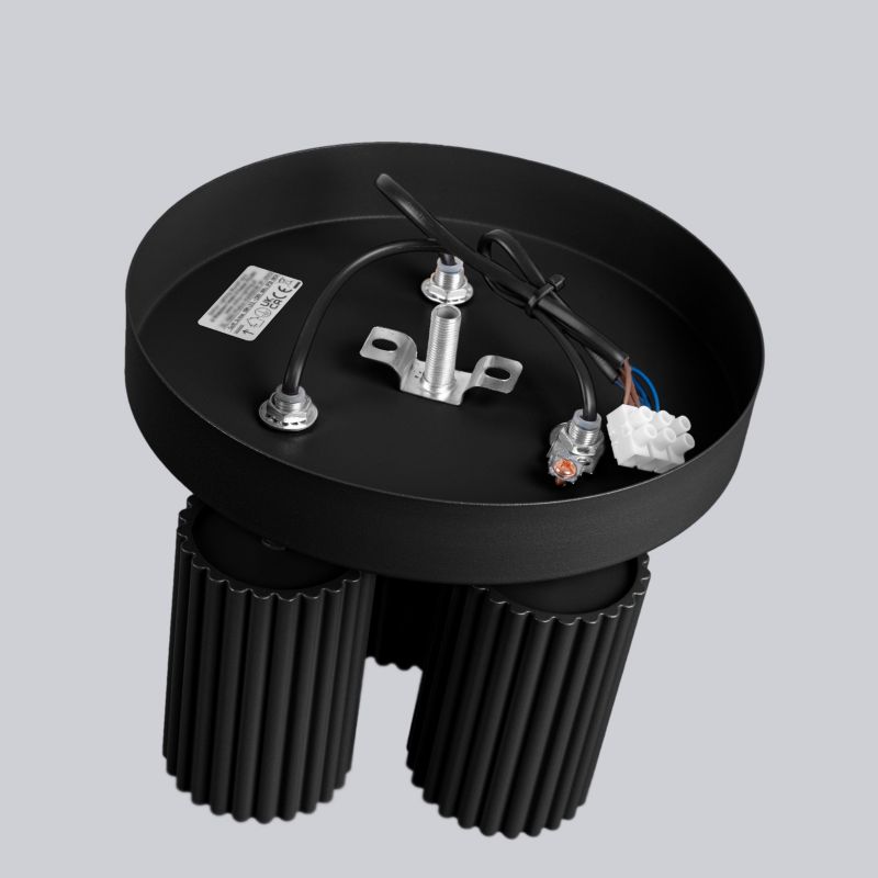 Oprawa sufitowa spot Sollux Lighting Karbon czarny  3 x GU10 x  IP20 wym: 18 x 19,5 x 19,5 cm - 1 szt.