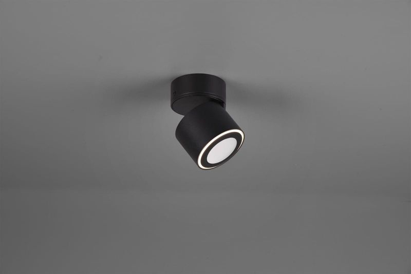 Oprawa sufitowa Trio Taurus  czarny LED 5W 3000K 450 lm  IP20 wym: 8,7 x 8,7 cm metal - 1 szt.