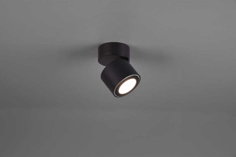 Oprawa sufitowa Trio Taurus  czarny LED 5W 3000K 450 lm  IP20 wym: 8,7 x 8,7 cm metal - 1 szt.