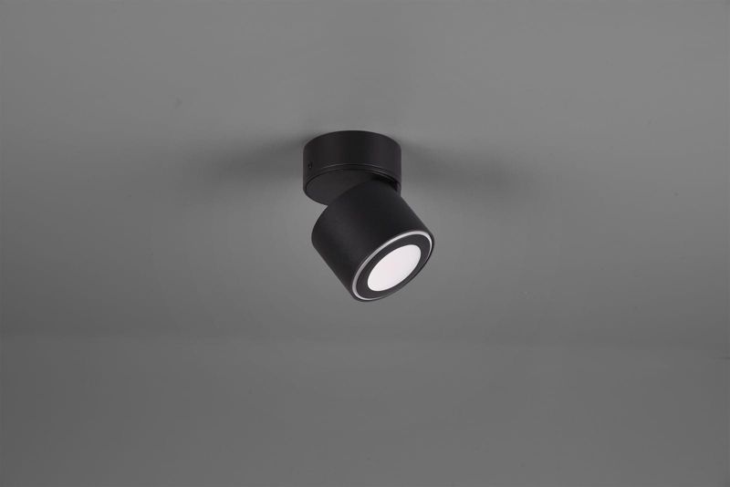Oprawa sufitowa Trio Taurus  czarny LED 5W 3000K 450 lm  IP20 wym: 8,7 x 8,7 cm metal - 1 szt.