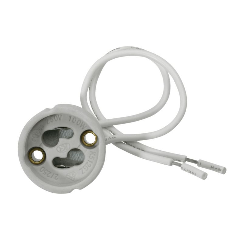 Oprawka ceramiczna do żarówki HLDR-GZ10 LL 66015 LightLogic gniazdo GU10 1 szt.