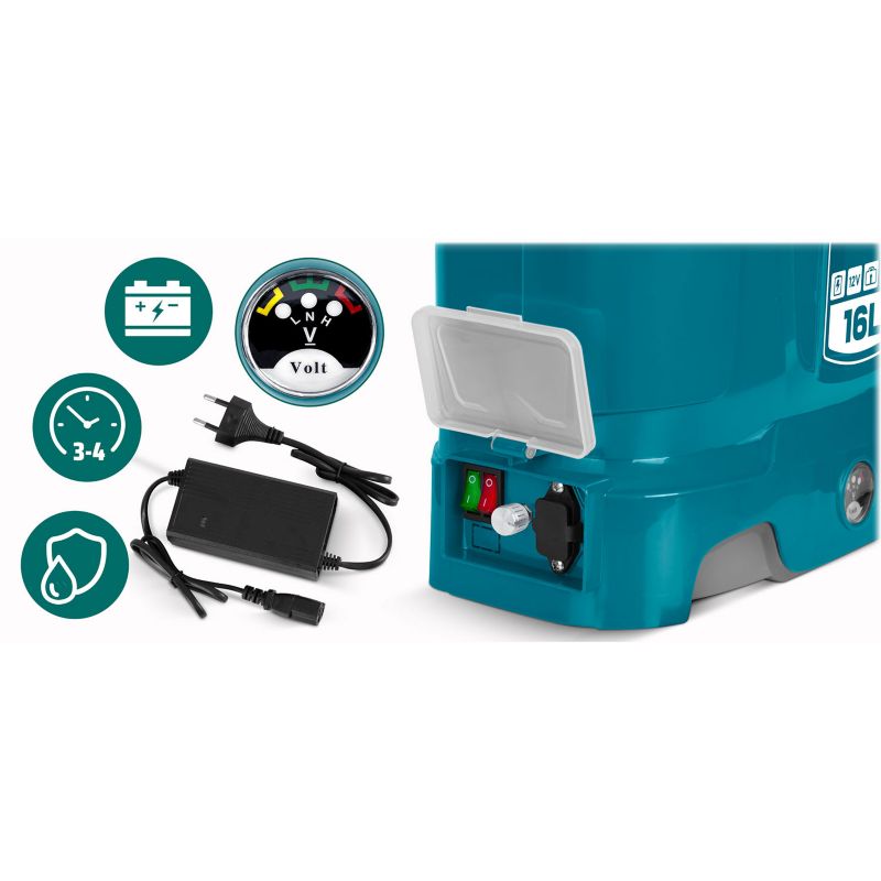 Opryskiwacz akumulatorowy ciśnieniowy Plonos plecakowy elektryczny 16l lanca 85cm 1 szt.