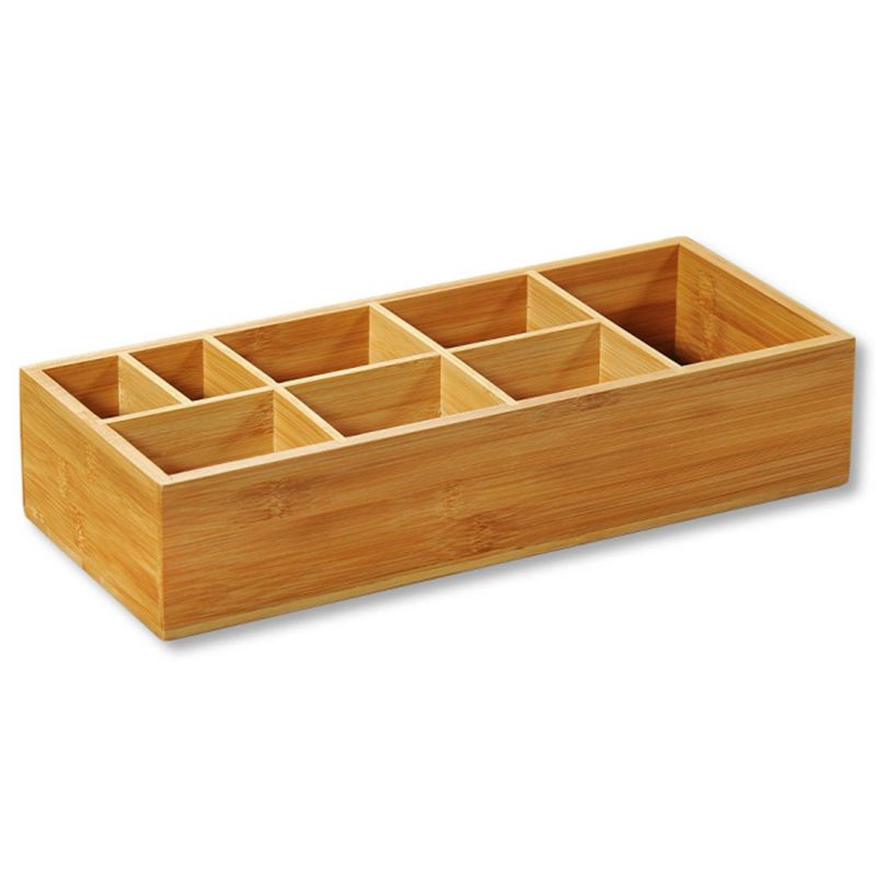 Organizer bambusowy z przegródkami Kesper brązowy 36 cm 1 szt.