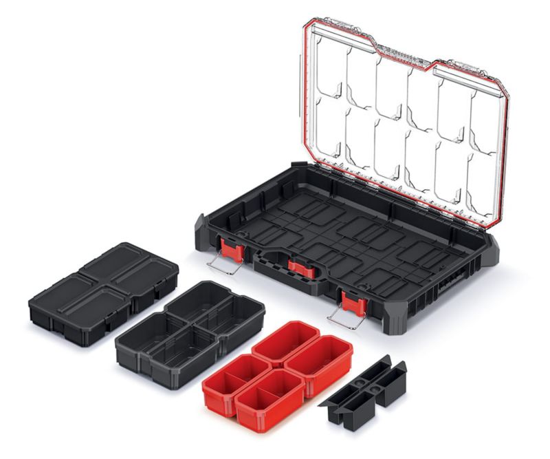 Organizer narzędziowy, Kistenberg, MSX 55 NISKI KMX55408S, 1 szt.