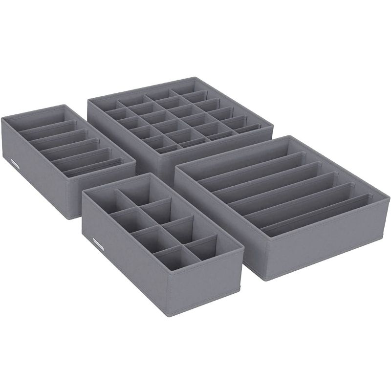Organizery na bieliznę 4 szt. Songmics do szafy 1 kpl.