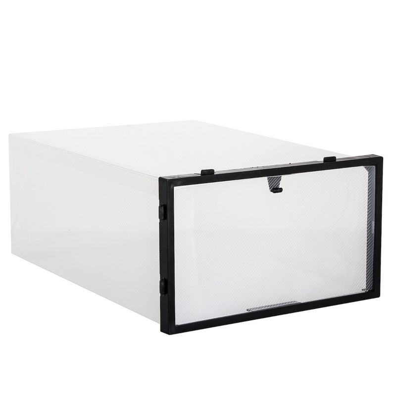 Organizery na buty Springos 30,5x21x12,5 cm pojemniki z otwieraną klapą 5 szt.