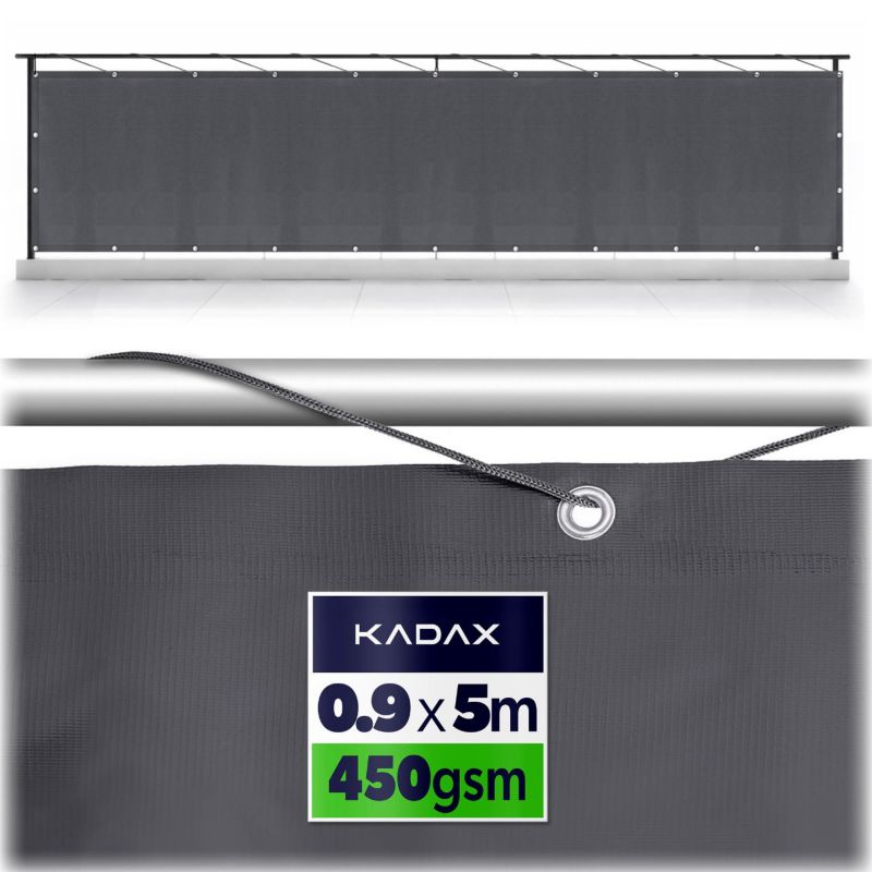 Osłona KADAX balkonowa na balustradę taras ogrodzenie 90 x 500 cm 1 szt.