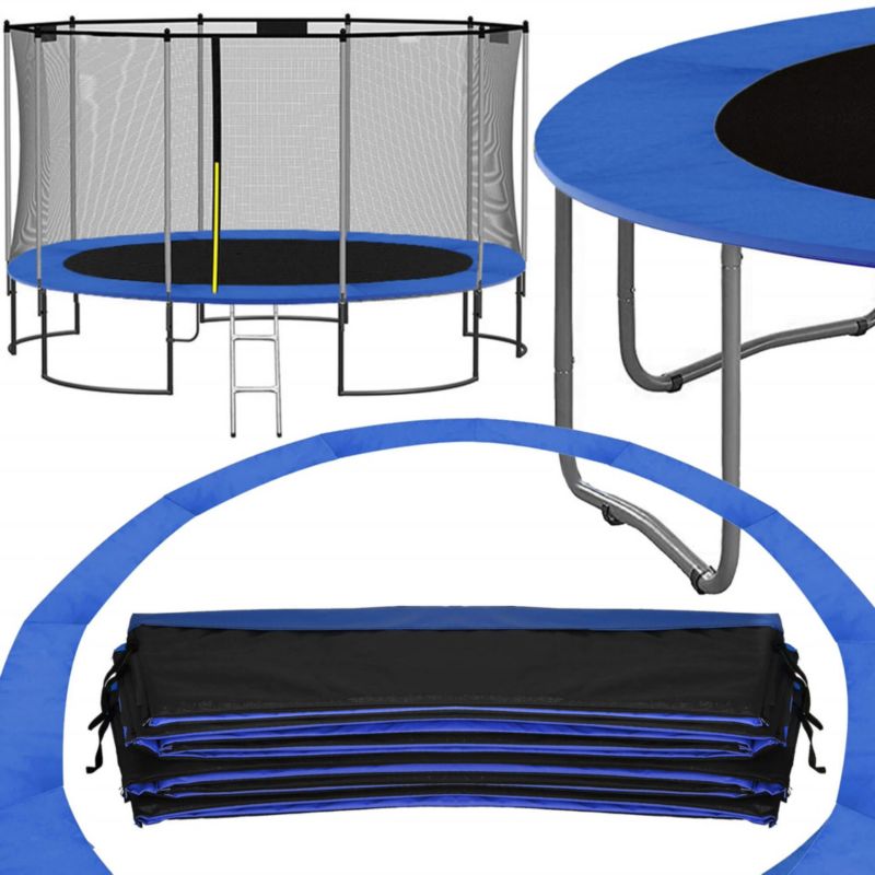 Osłona na sprężyny do trampoliny Springos 426/427/430 cm 14ft niebieska 1 szt.