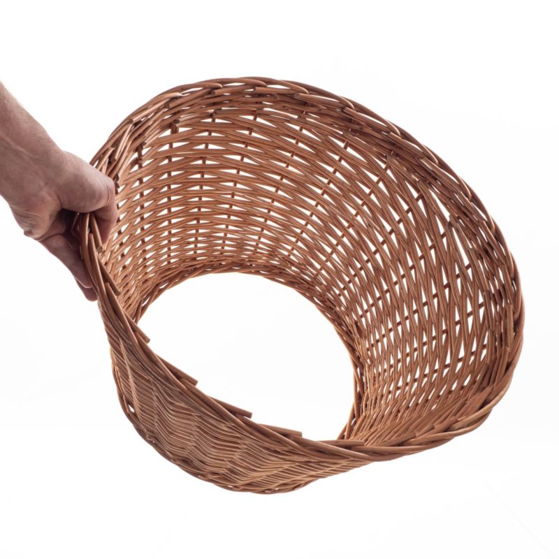 Osłona Na Stojak Pod Choinkę KADAX Wiklinowa 45 cm Osłonka Kosz Stojaka Brązowy 1 szt.