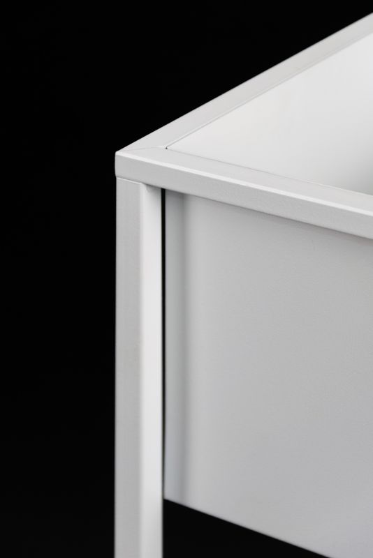 Osłonka na donicę Your Loft Design White 28x28x60 Monaco S 1szt.