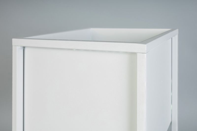 Osłonka na donicę Your Loft Design White 28x28x60 Monaco S 1szt.