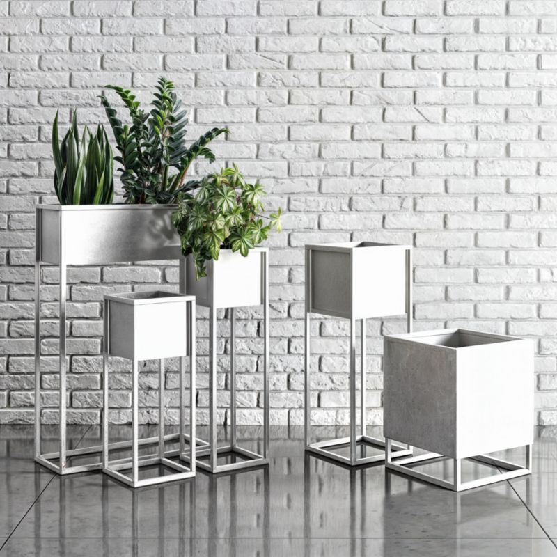 Osłonka na donicę Your Loft Design White 60x23x90 Marsylia L 1szt.
