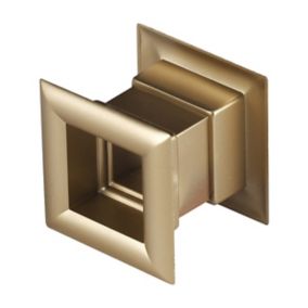 Osłona wentylacyjna Awenta drzwiowa 45 x 45 mm metal satyna złoto