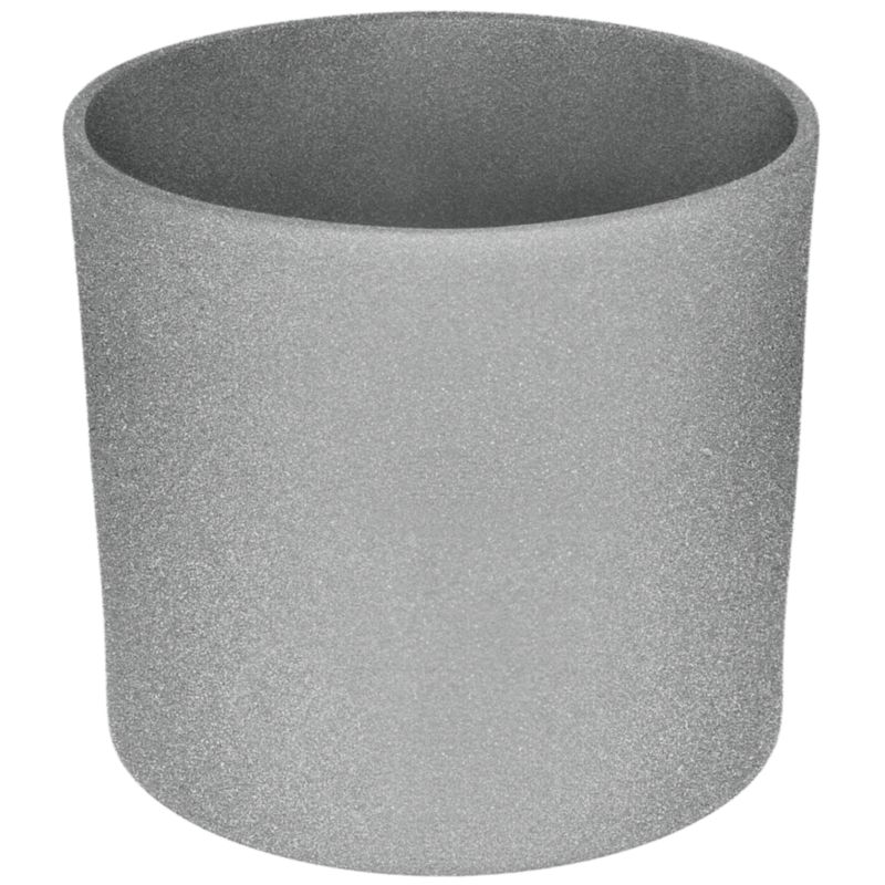 Osłonka Ceramik walec 19 cm szary