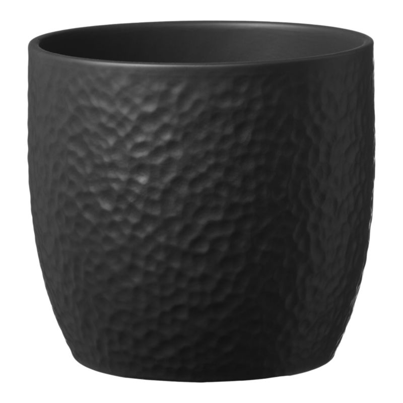 Osłonka doniczki Verve Boston antracyt 16 cm